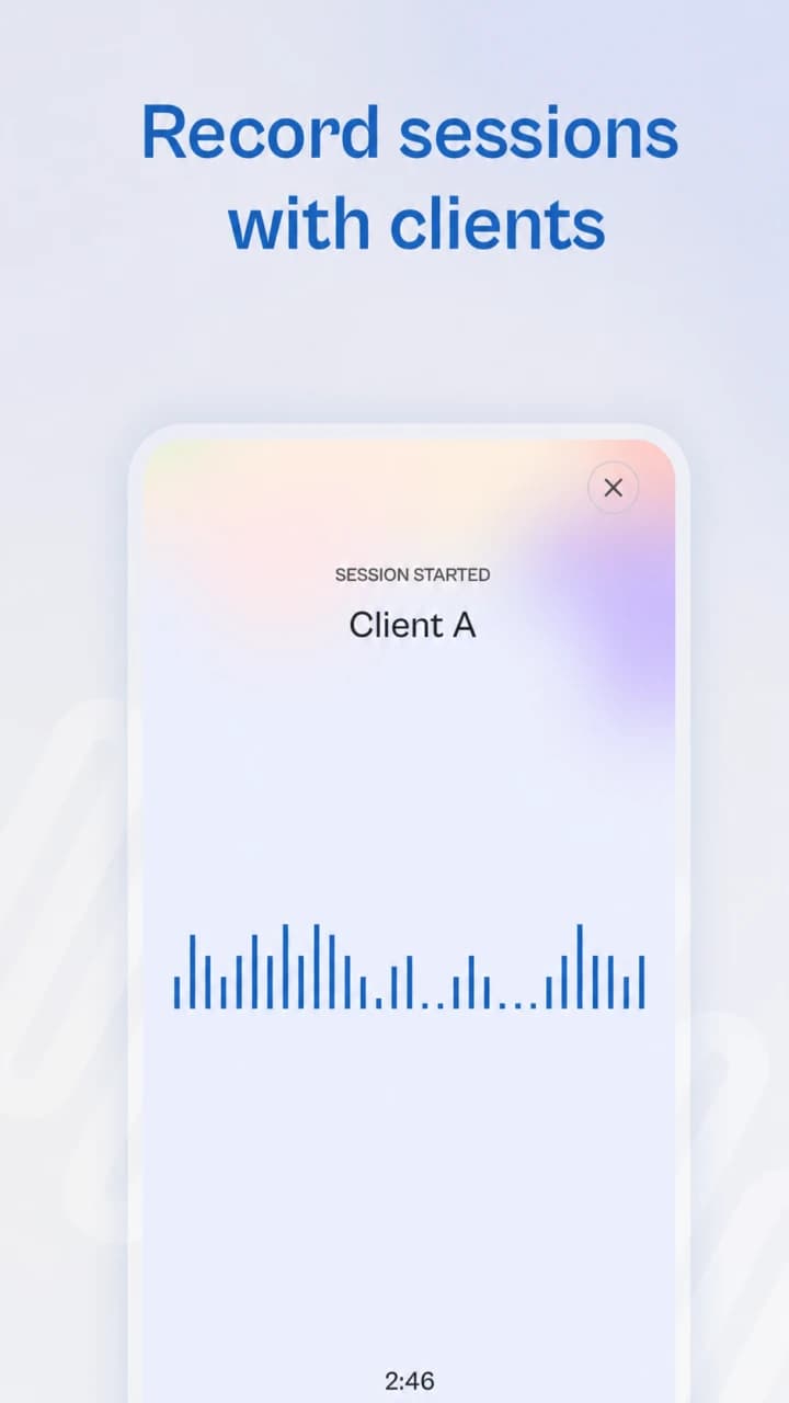 Session summary interface in the Cognic AI product