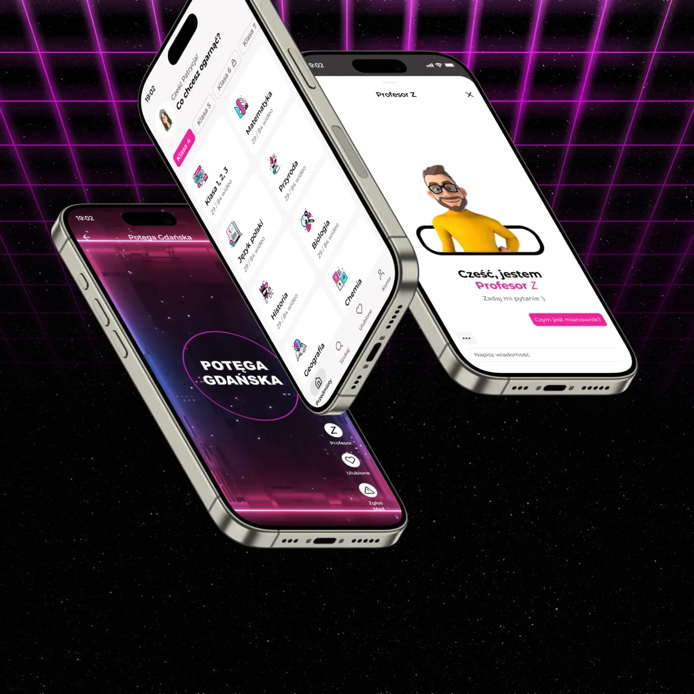 HiSchool education app screens