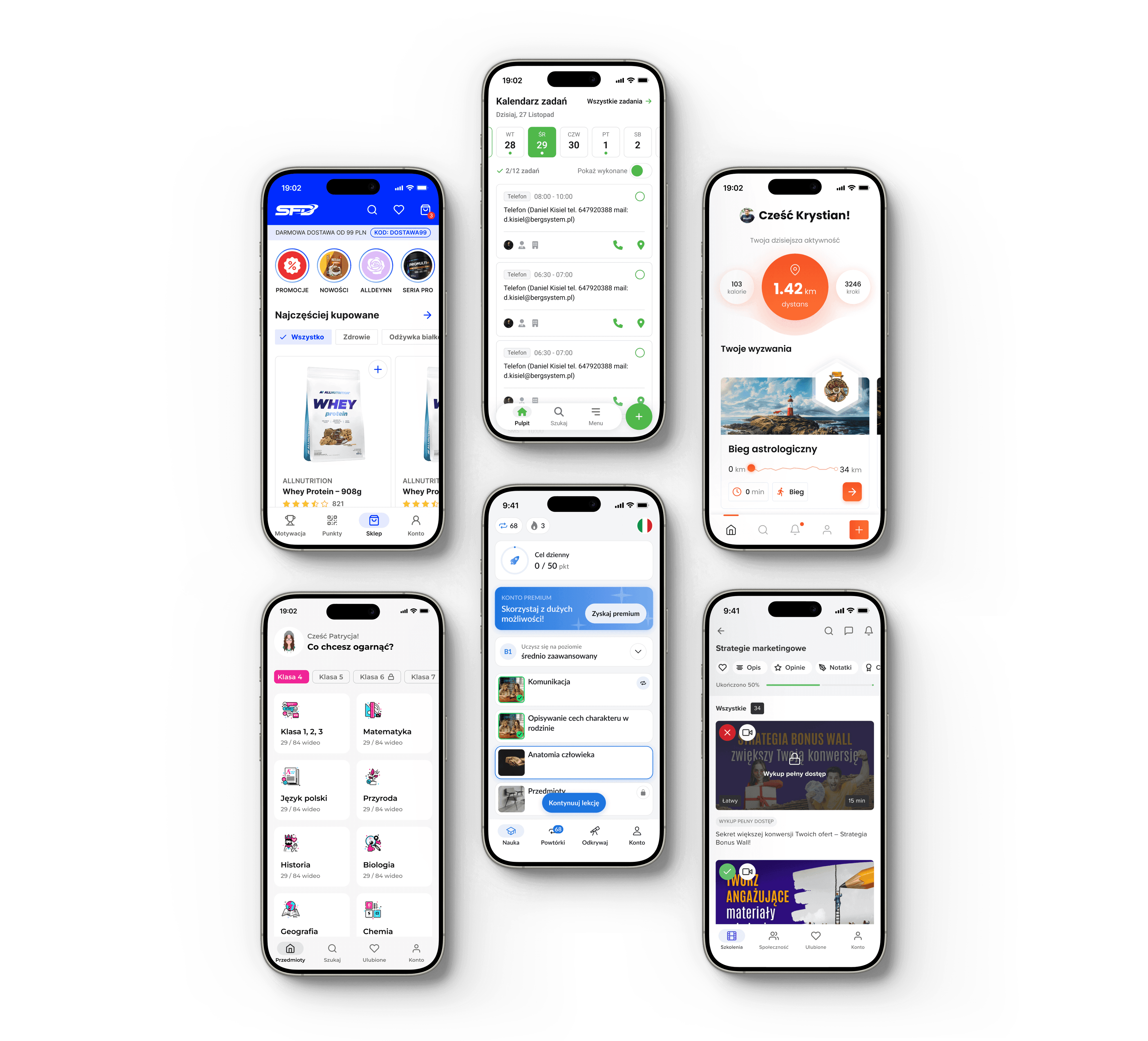 Aplikacje mobilne GMI Software - przykłady aplikacji mobilnych stworzonych przez GMI Software dla klientów
