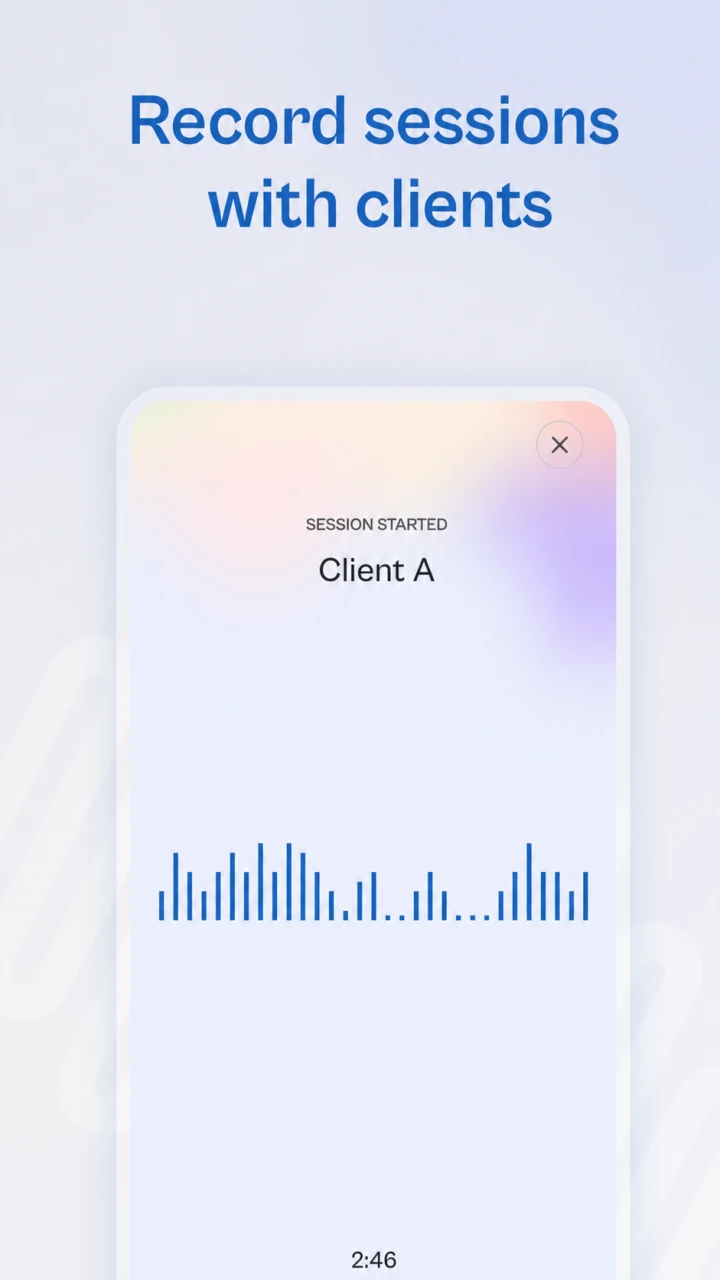 Session summary interface in the Cognic AI product