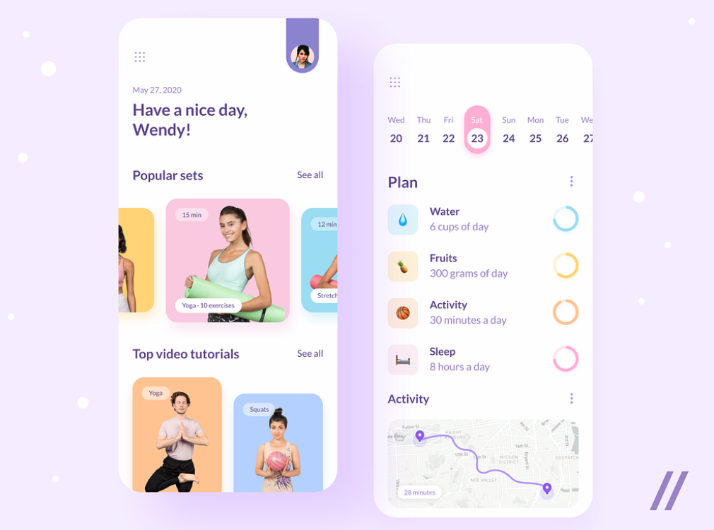 how to make fitness app