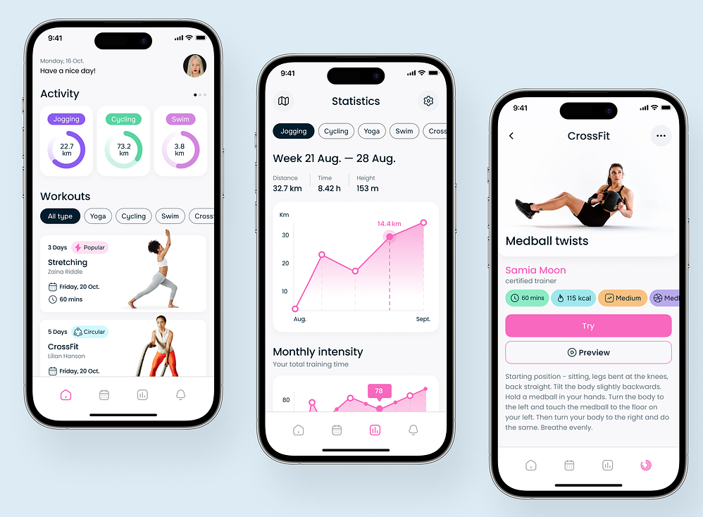 how to make fitness app